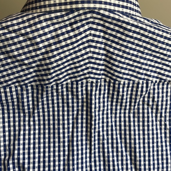 Thomas Pink of Jermyn street London size 14.5 slim fit seersucker shirt - Picture 7 of 8